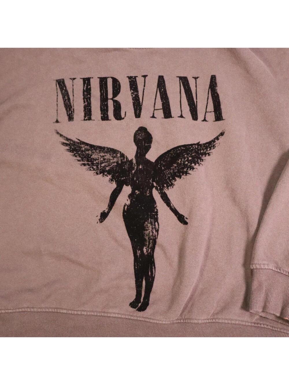 H&M Nirvana Oversized Sweater Grey Medium Adult READ